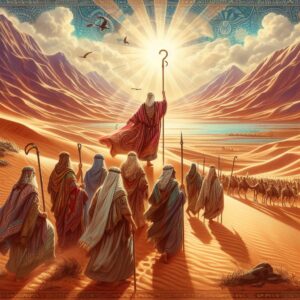 moses in the desert